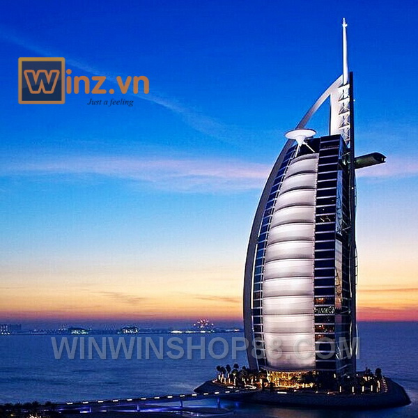 Mo-hinh-khach-san-Burj-Al-Arab-cao-15-cm