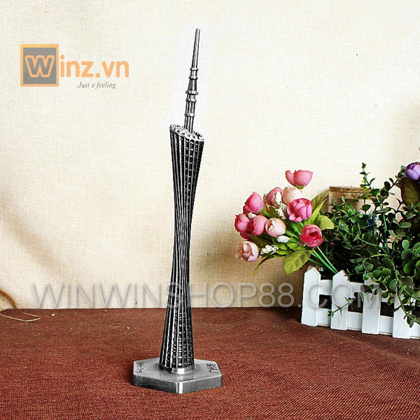 Mô hình tháp Quảng Châu cao 18 cm